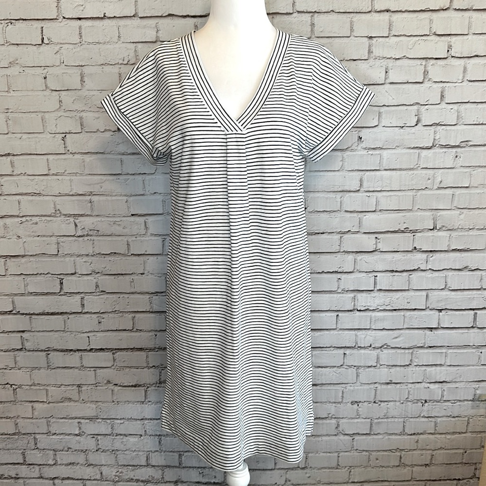 Vineyard Vines T-Shirt Striped Knit Dress | Sz S